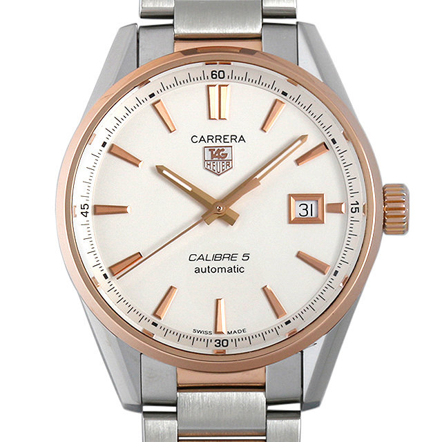 タグホイヤー カレラ キャリバー5 スティール アンド ゴールド WAR215D.BD0784 中古 メンズ