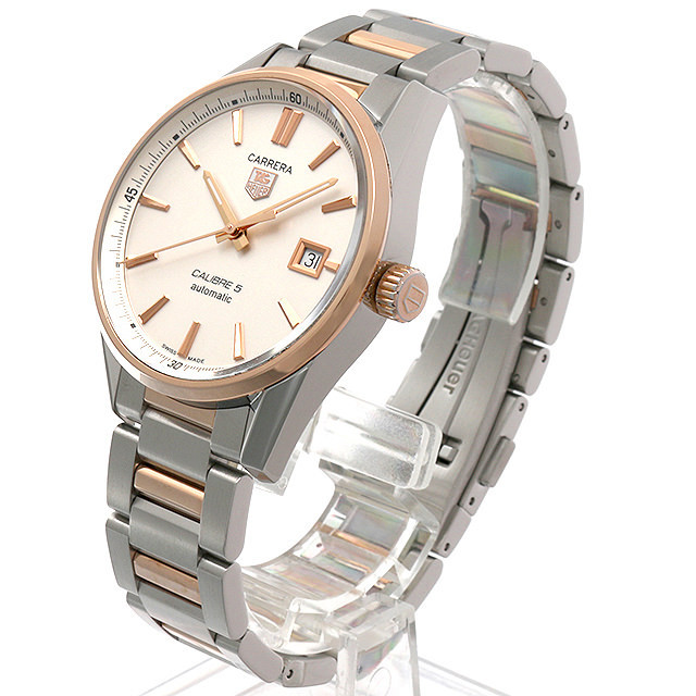 タグホイヤー カレラ キャリバー5 スティール アンド ゴールド WAR215D.BD0784 中古 メンズ