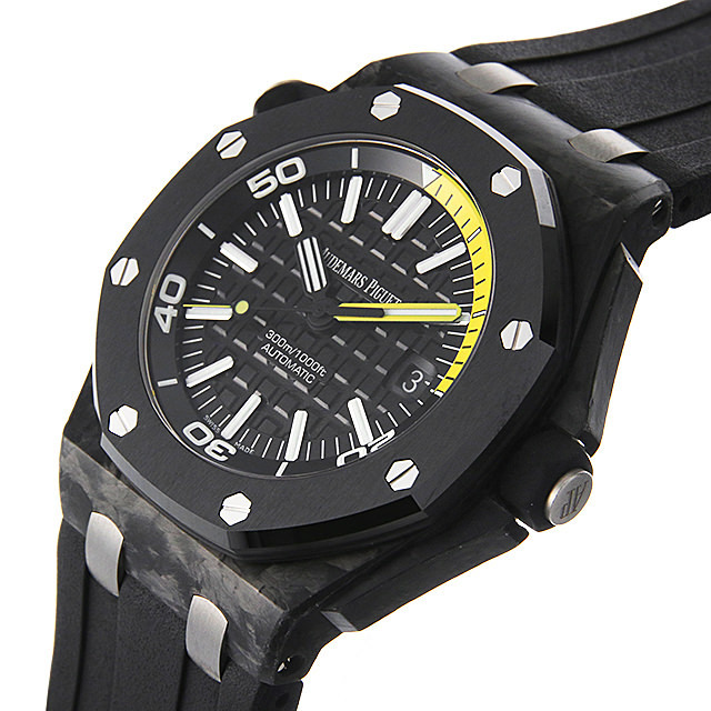 ロイヤルオーク オフショアダイバー フォージドカーボン 15706AU.OO.A002CA.01 サブ画像１