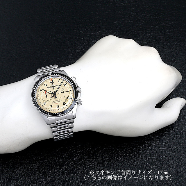 ミリタリーベージュ クロノグラフ BRV294-BEI-ST/SST サブ画像４