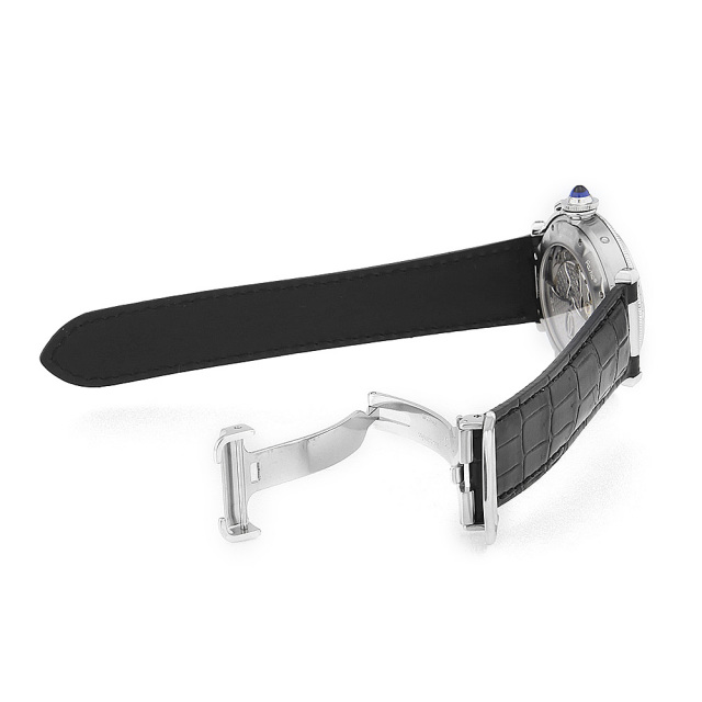 W31037H3 シルバー Cartier（カルティエ）パシャ パワーリザーブGMT 