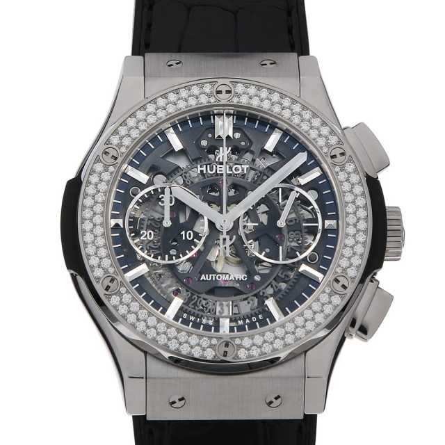 PRICEDOWN Hublot Aero Fusion Titanium Diamond 525.NX.0170.LR.1104 Used Men's