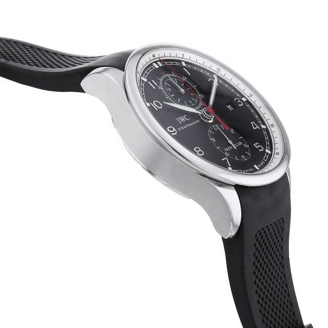 IW390204 ブラック IWC ポルトギーゼ ヨットクラブ クロノグラフ 中古