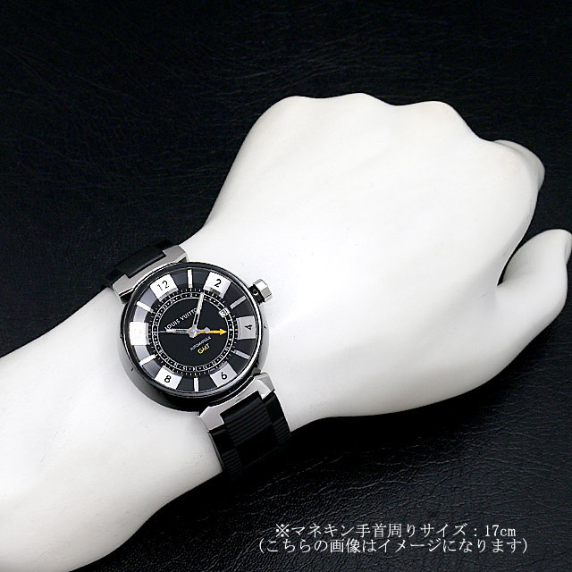 Q113K LOUIS VUITTON（ルイヴィトン） タンブール インブラック GMT  