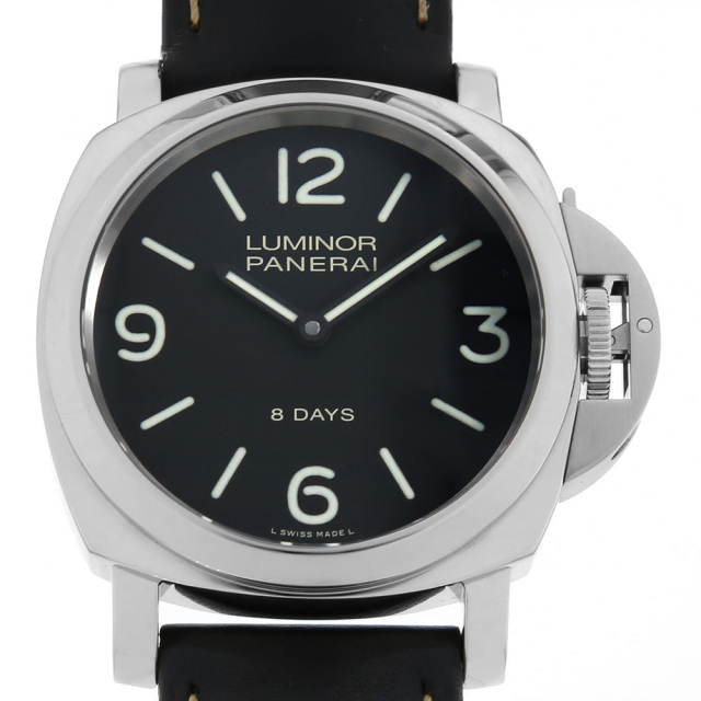 PAM00560 ブラック PANERAI（パネライ）ルミノールベース 8デイズ  