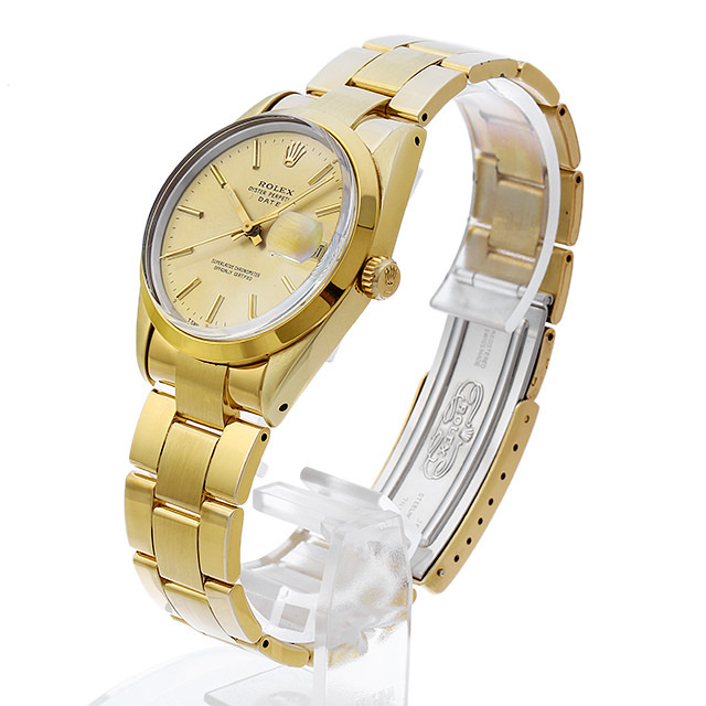 15505 ROLEX（ロレックス） パーペチュアルデイト シャンパン/バー