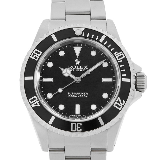 ロレックス サブマリーナ ノンデイト 14060M ブラック D番 中古 メンズΩ ノンデイト 14060M 目立つ傷やダメージなどはなく良い状態です ロレックス サブマリーナ