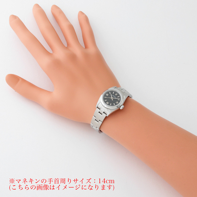 76080 ブラック ROLEX（ロレックス）オイスターパーペチュアル 中古  