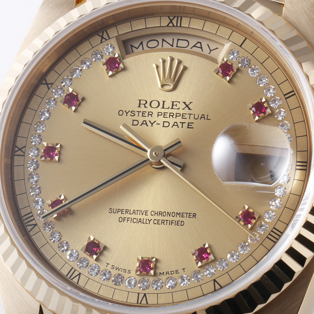 ロレックス デイデイト 18238LR メンズ 中古