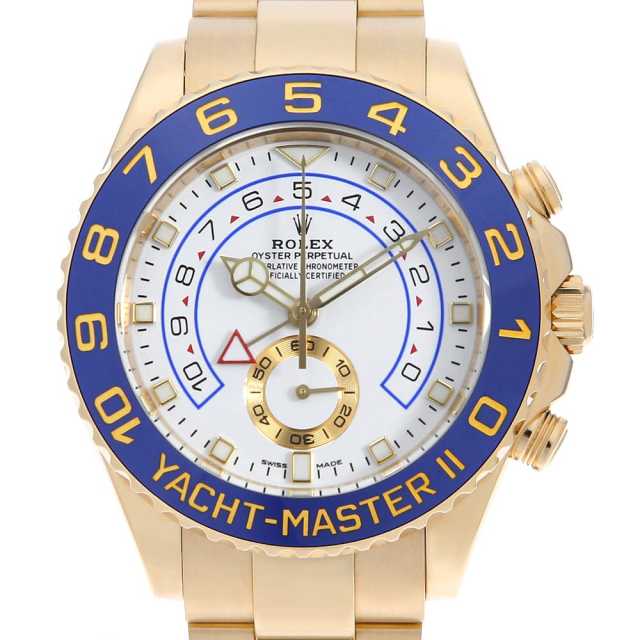 116688 ホワイト ROLEX（ロレックス）ヨットマスターII 新型ベンツ針 