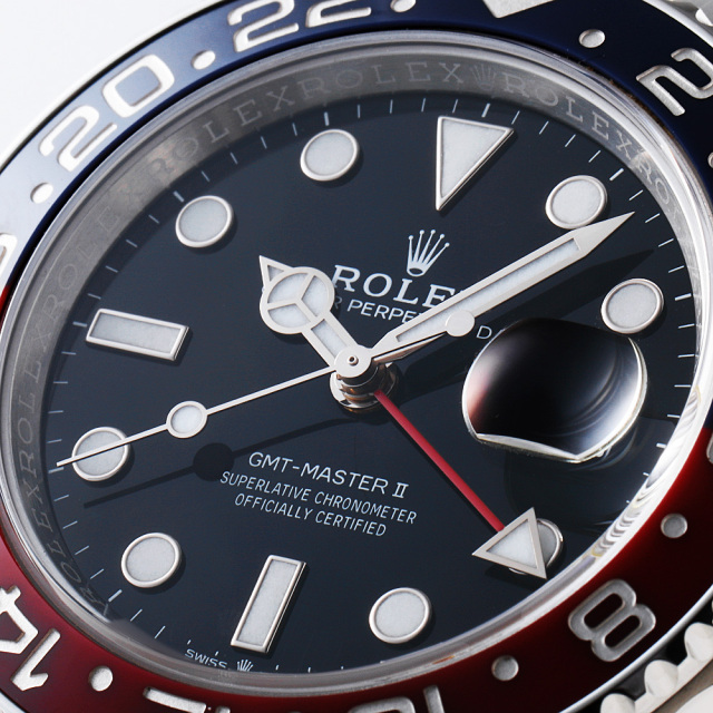 まるぼろ 126710BLRO ブラック ROLEX（ロレックス）GMTマスターII 中古