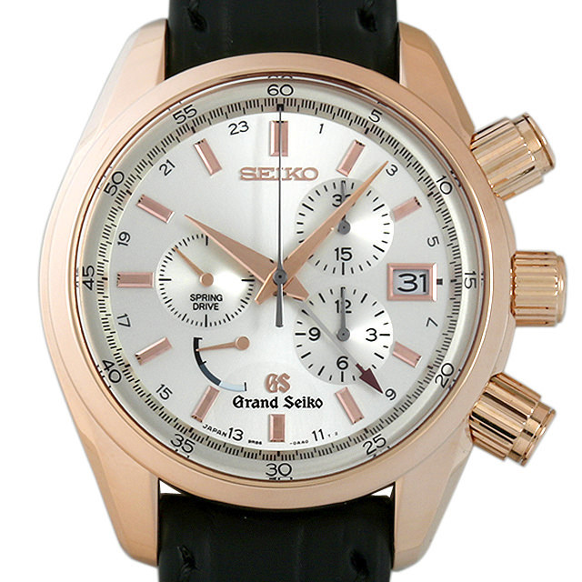グランドセイコー スプリングドライブ クロノグラフ マスターショップ限定 SBGC004 中古 メンズ