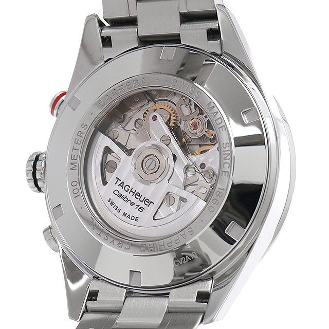 タグホイヤー カレラ 100M キャリバー16 デイデイト クロノグラフ CV2A1R.BA0796 中古 メンズ