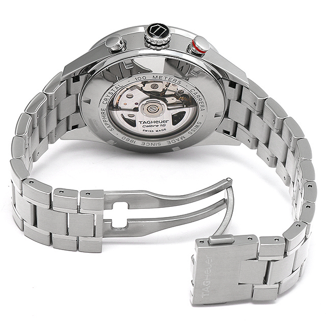 タグホイヤー カレラ 100M キャリバー16 デイデイト クロノグラフ CV2A1R.BA0796 中古 メンズ