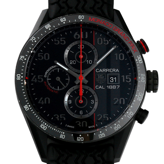タグホイヤー カレラ クロノグラフ モナコグランプリ 世界限定2500本 CAR2A83.FT6033 中古 メンズ