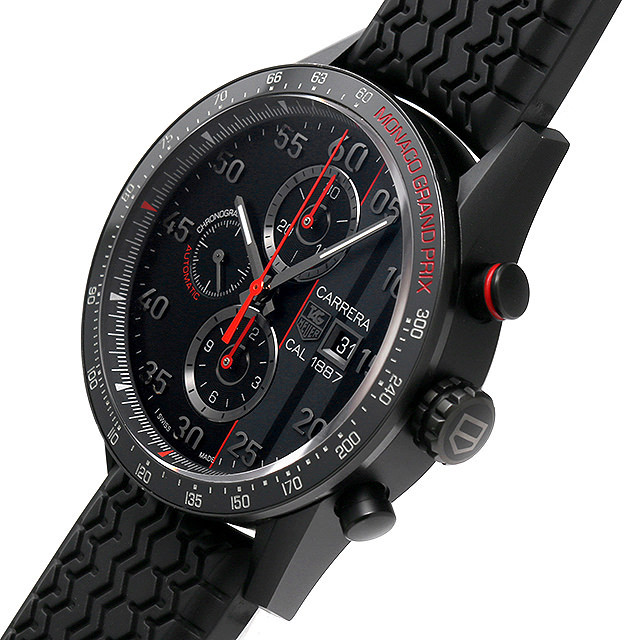 タグホイヤー カレラ クロノグラフ モナコグランプリ 世界限定2500本 CAR2A83.FT6033 中古 メンズ