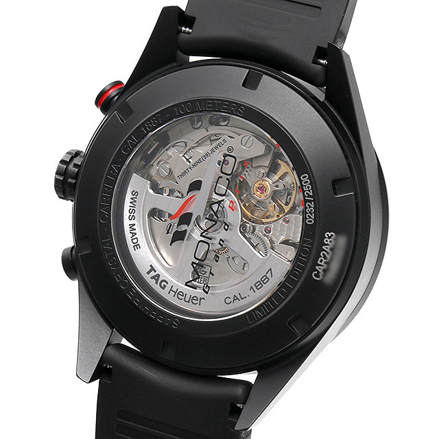 タグホイヤー カレラ クロノグラフ モナコグランプリ 世界限定2500本 CAR2A83.FT6033 中古 メンズ