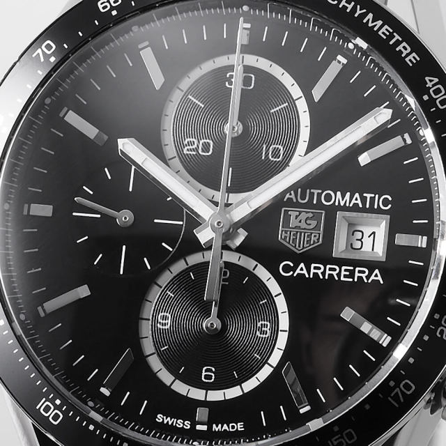 CV201AL.BA0723 ブラック TAG Heuer（タグホイヤー）カレラクロノ  