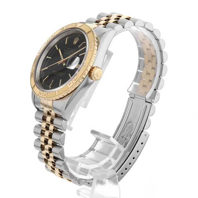 16263 ブラック ROLEX（ロレックス）デイトジャスト サンダーバード