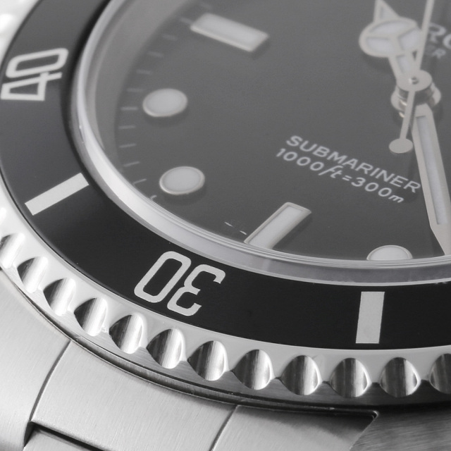 14060M ブラック ROLEX（ロレックス）サブマリーナ ノンデイト 中古 
