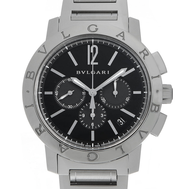 BB41BSSDCH ブラック BVLGARI（ブルガリ）ブルガリブルガリ クロノ  