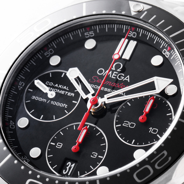 212.30.42.50.01.001 ブラック OMEGA（オメガ）シーマスター ダイバー  