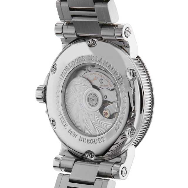 5857ST/12/SZ0 シルバー Breguet（ブレゲ）マリーン GMT 5857 中古