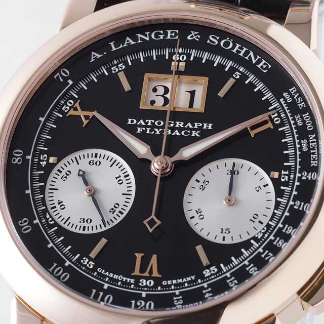 らら（まとめ買い大幅値下）ページ 403.031 ブラック A LANGE&SOHNE（ランゲ＆ゾーネ）ダトグラフ