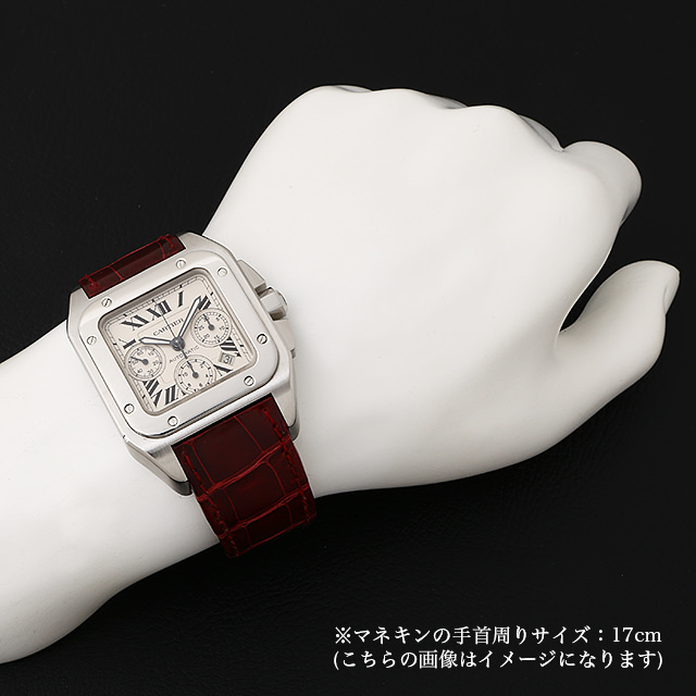 W20090X8 Cartier（カルティエ） サントス100 クロノグラフ XL 中古  