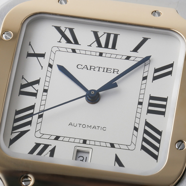 W2SA0006 シルバー Cartier（カルティエ）サントス ドゥ