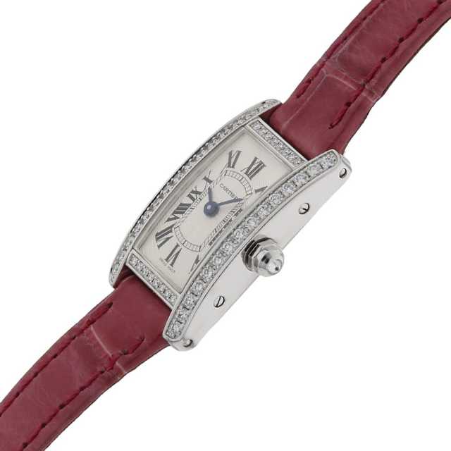 カルティエ タンクアメリカン WB710015 レディース 中古