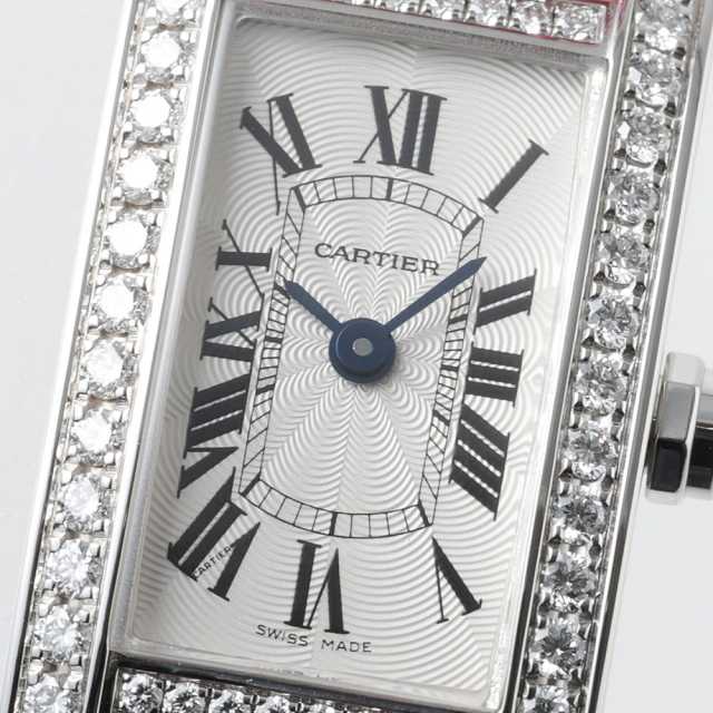 カルティエ タンクアメリカン WB710015 レディース 中古