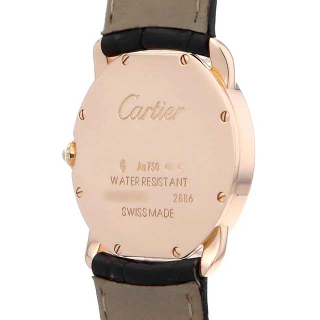 カルティエ Cartier ロンドルイカルティエ29mm W6800151 アイボリー K18PG クオーツ レディース 腕時計 カルティエ Cartier ロンドルイカルティエ29mm W6800151 アイボリー