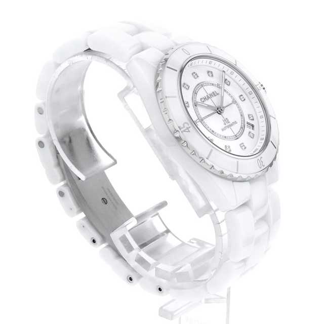H5705 ホワイト CHANEL（シャネル）J12 白セラミック 12Pダイヤ 中古