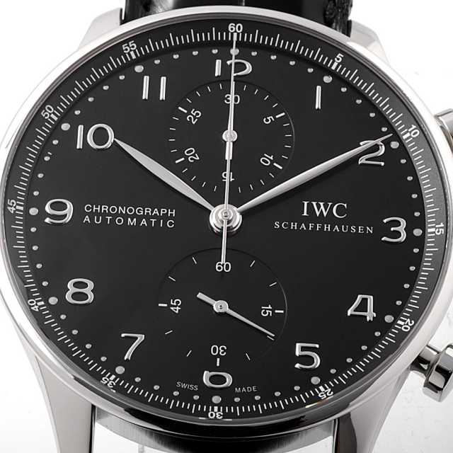 IW371447 ブラック IWC ポルトギーゼ クロノグラフ 中古 | 東京・大阪