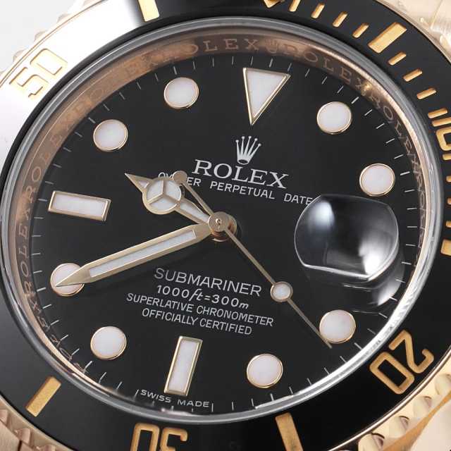 116618LN ブラック ROLEX（ロレックス）サブマリーナ デイト