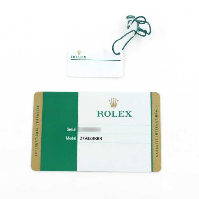 ROLEX Datejust 279383RBR Ladies Used