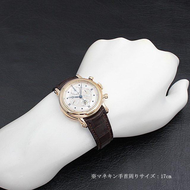 ラウンド パーペチュアルカレンダー ダブルフェイス クロノグラフ 7000QP DF 4N サブ画像４