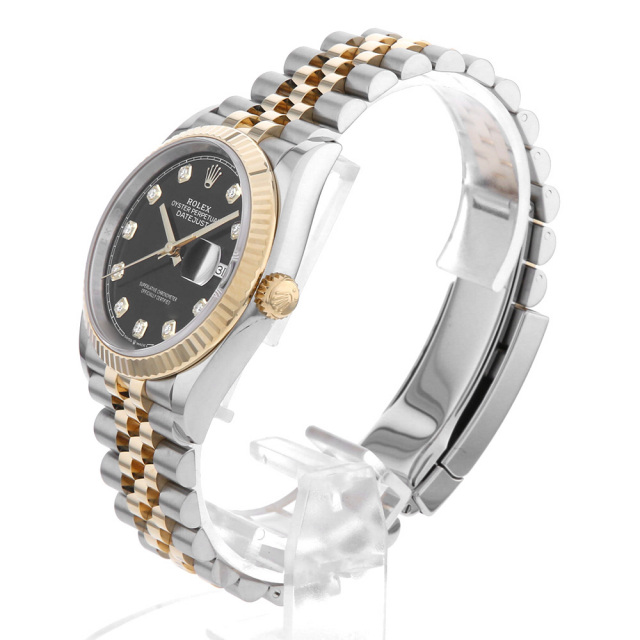老子眼蔵 126233G ブラック ROLEX（ロレックス）デイトジャスト36 10P