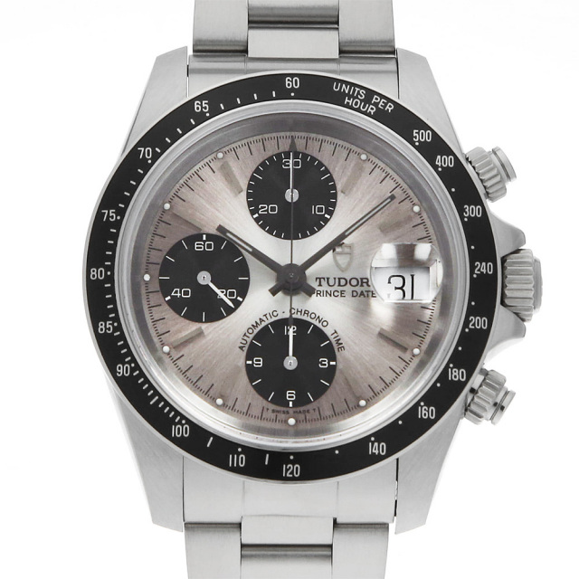 79260 シルバー×ブラック TUDOR（チューダー）クロノタイム 中古  