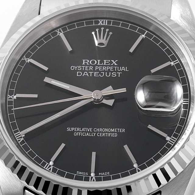 16234 ブラック ROLEX（ロレックス）デイトジャスト 中古 | 東京