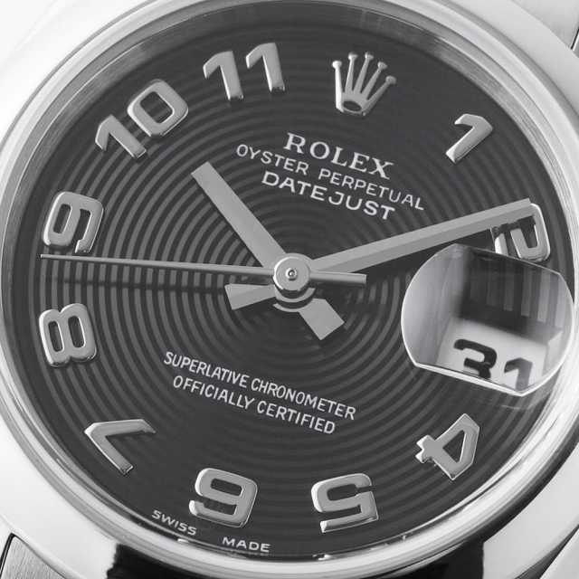 n様ブラック 179160 ブラック ROLEX（ロレックス）デイトジャスト 中古