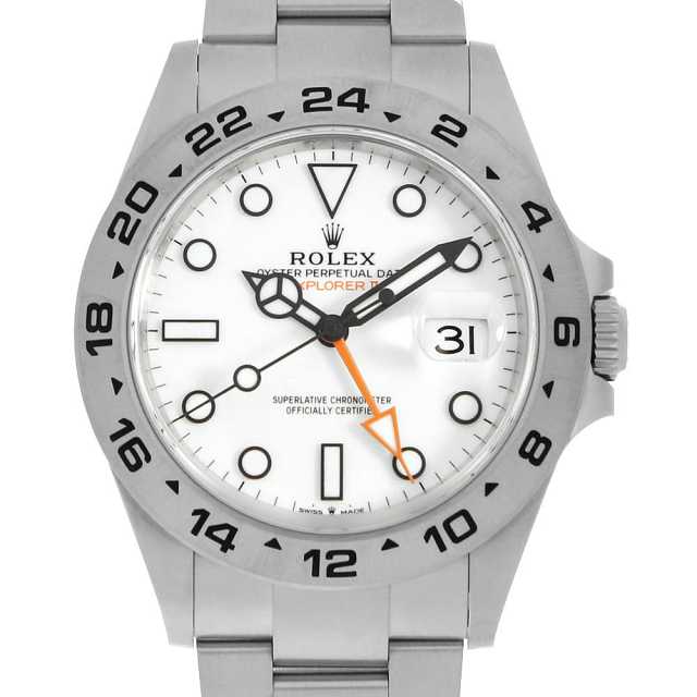 226570 ホワイト ROLEX（ロレックス）エクスプローラーII 中古