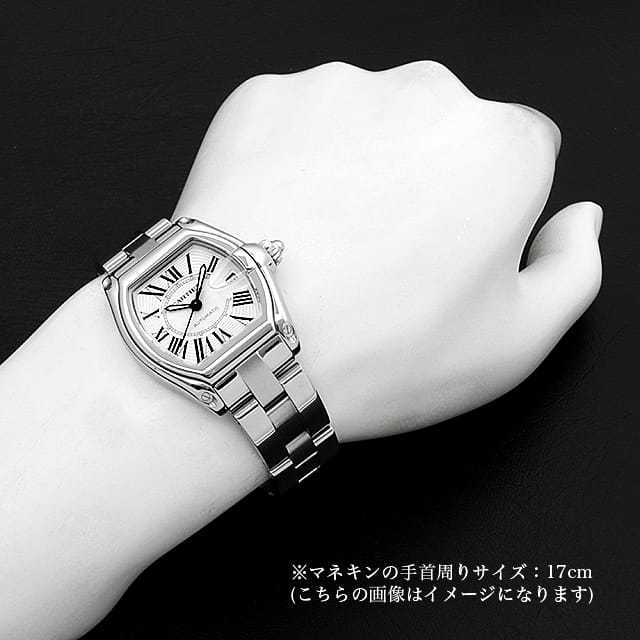 Cartier ロードスター LM W62025V 中古)CARTIER カルティエ ロードスター LM W62025V3（商品ID