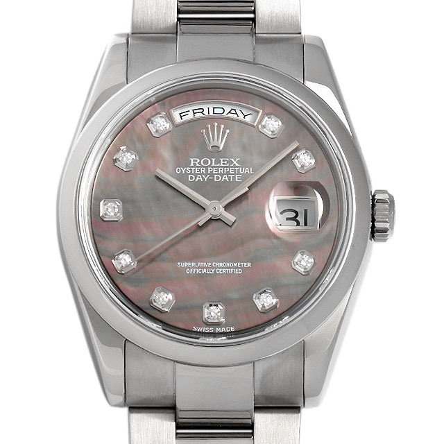 デイデイト 10Pダイヤ 118209NG メイン画像