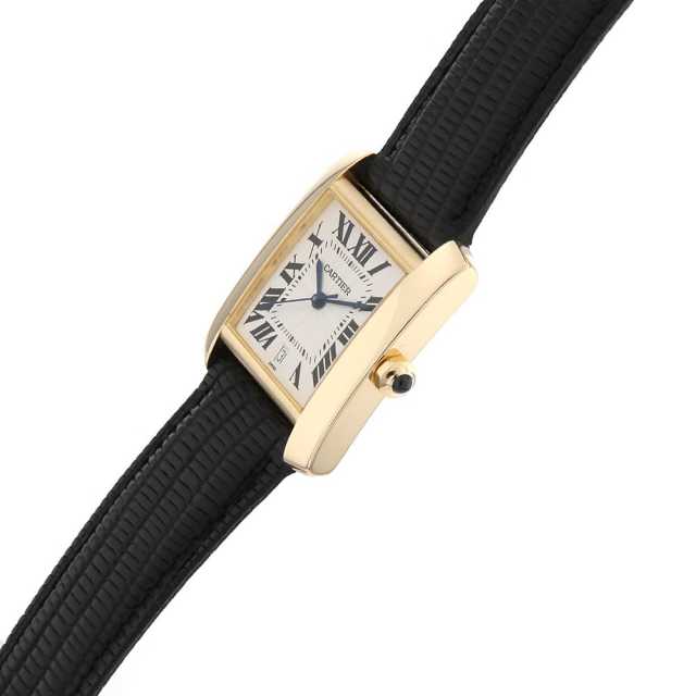 カルティエ タンクフランセーズ W5000156 メンズ 中古