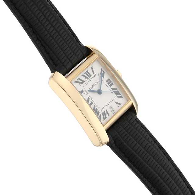 カルティエ タンクフランセーズ W5000156 メンズ 中古