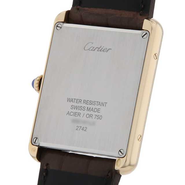 カルティエ タンクソロLM W1018855 シルバー Cartier（カルティエ）タンクソロ LM 中古 | 東京