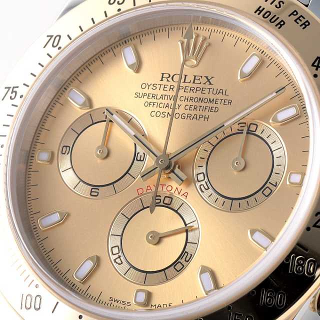 116523 シャンパン ROLEX（ロレックス）コスモグラフ デイトナ 中古