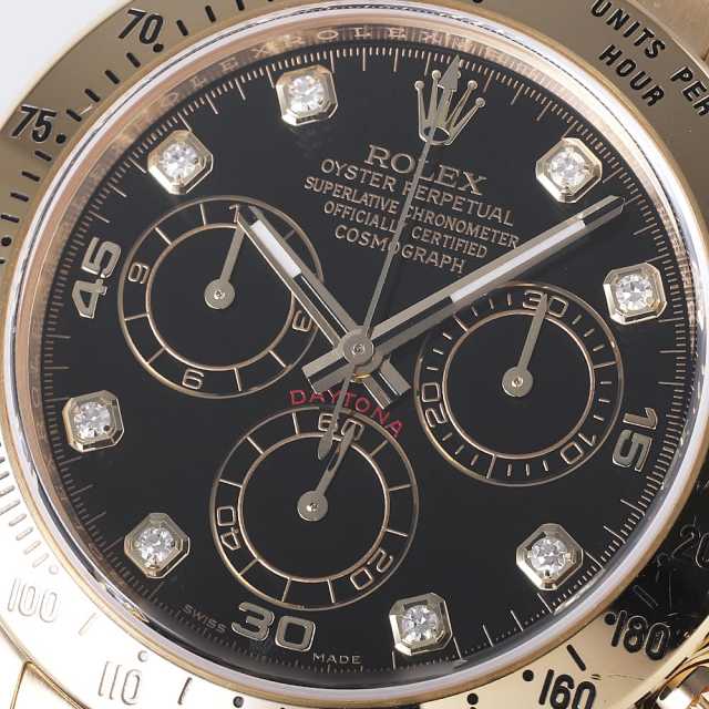116528G ブラック ROLEX（ロレックス）コスモグラフ デイトナ 8P